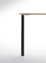 Picture of Peter Meier 27 3/4" Prisma Legs (Set of 4) in Prisma Black Glossy (330-70-BK)