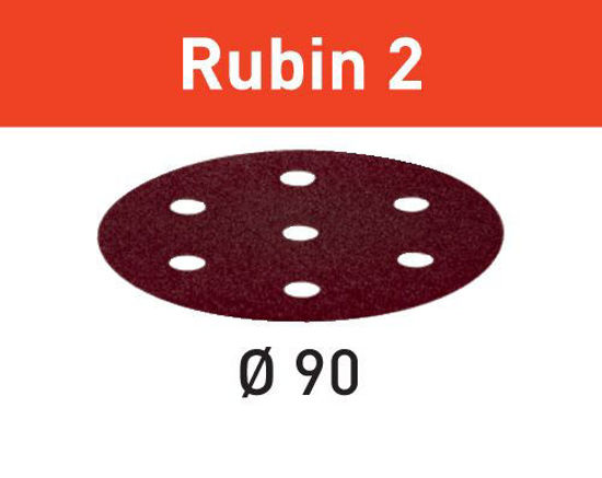 Picture of Abrasive sheet Rubin 2 STF D90/6 P100 RU2/50